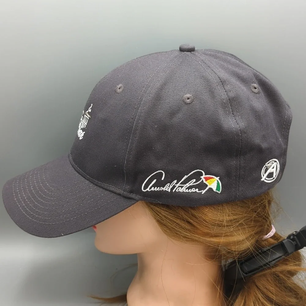 King & Bear Palmer Nicklaus Golf Cap Hat Ahead World Golf Village Gray